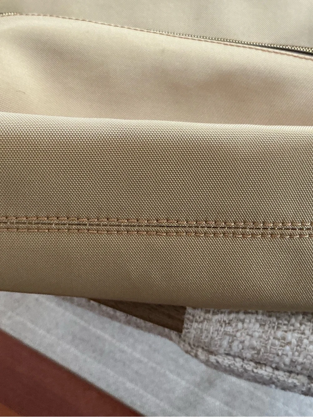 Dooney & Bourke Beige and Brown Messenger Crossbody